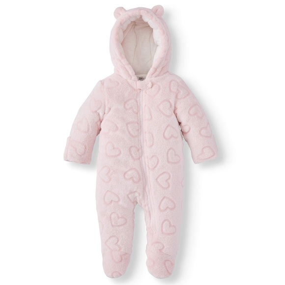 wonder nation Other - Wonder Nation Baby Girl Fleece Plush Snowsuit Pram